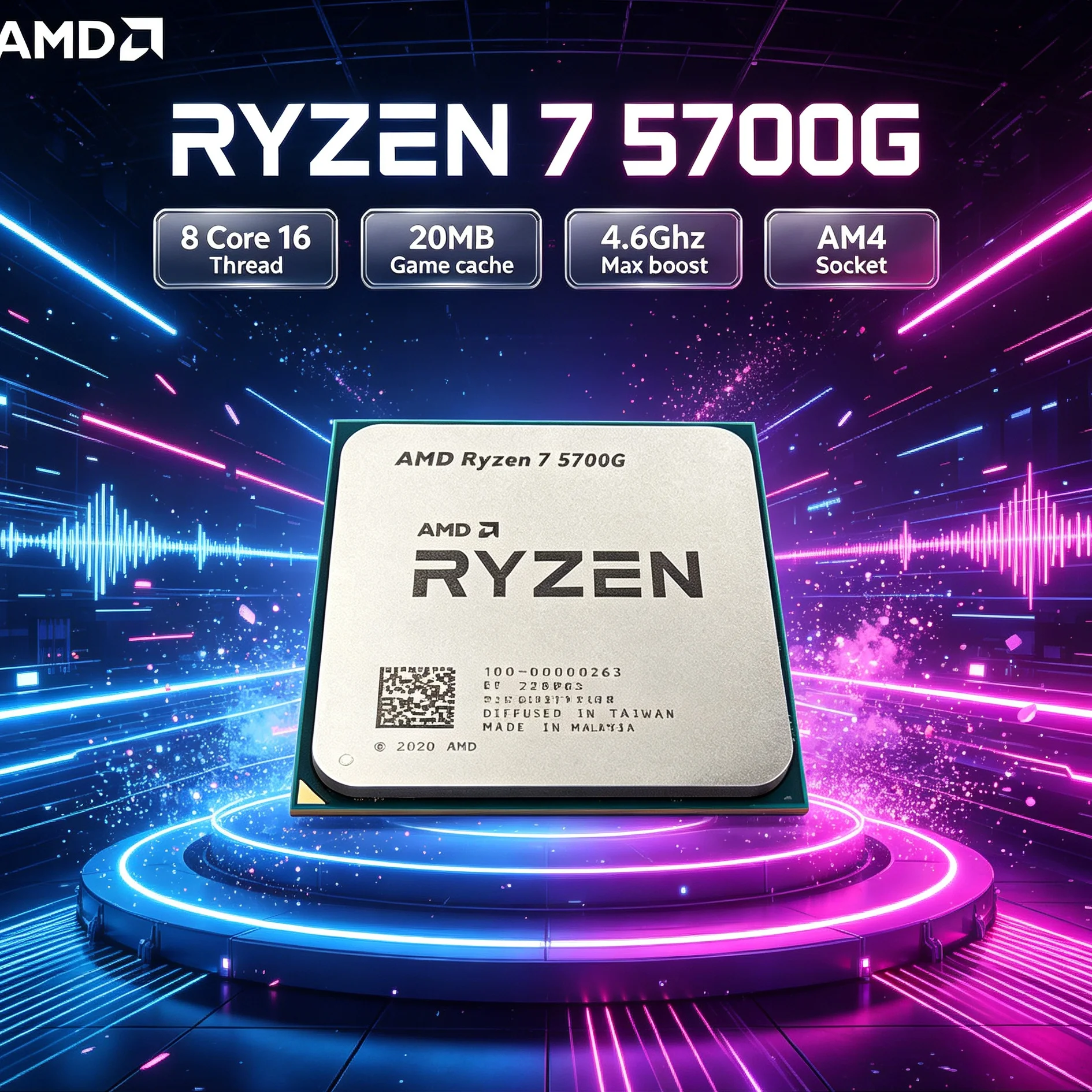Amd Cpu Ryzen 7 - AMD Ryzen 7 5700G Procesor do