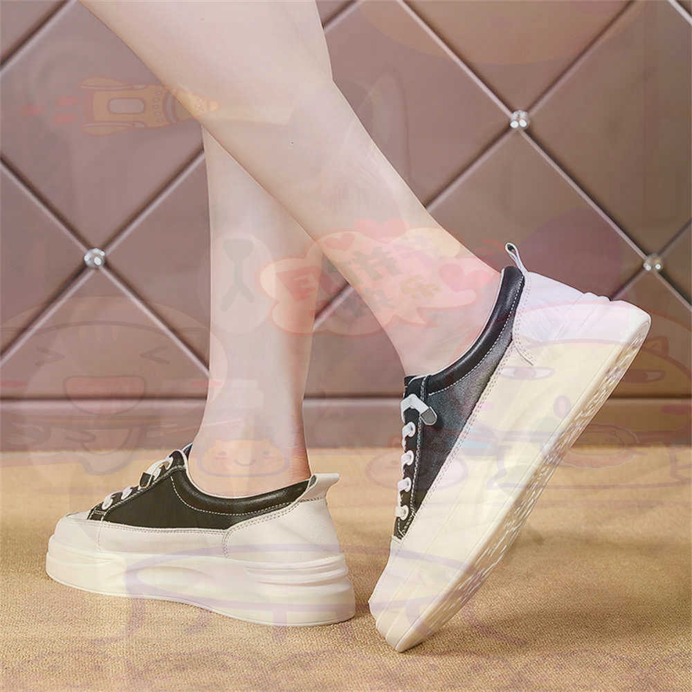 Tech Office Wear Women - Sznurowane mokasyny Chunky Loafers Woman Skateboarding