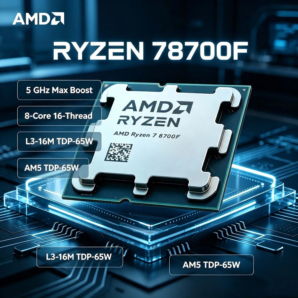 Amd Cpu Ryzen 7 - Procesor AMD Ryzen 7 8700F 5GHz