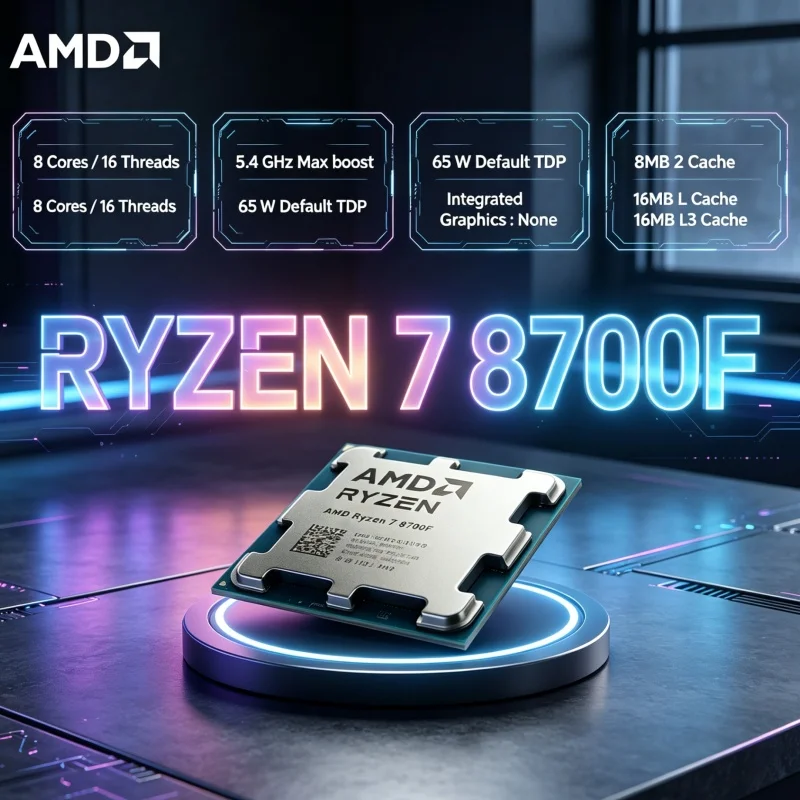 Amd Cpu Ryzen 7 - AMD Ryzen 7 8700F – ekonomiczny