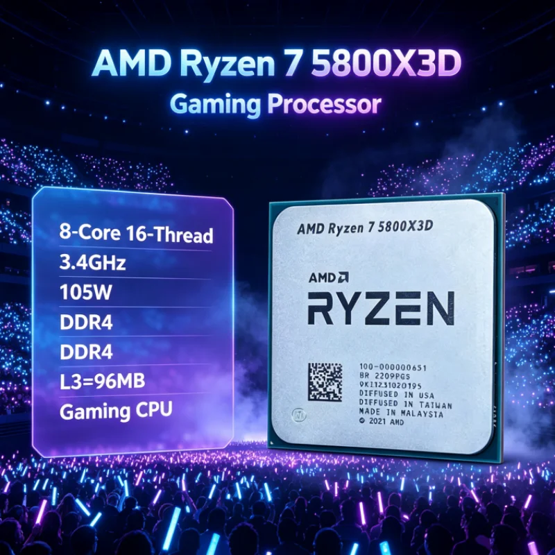 Amd Cpu Ryzen 7 - Procesor AMD R7 5800X3D 96 MB