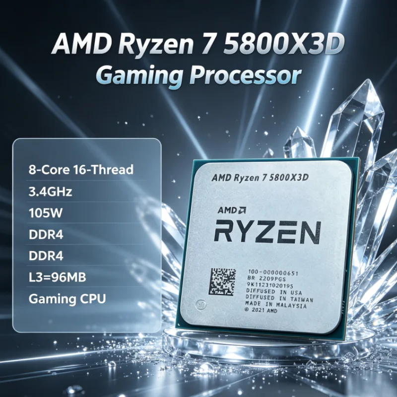Amd Cpu Ryzen 7 - AMD R7 5800X3D 96 MB Procesor
