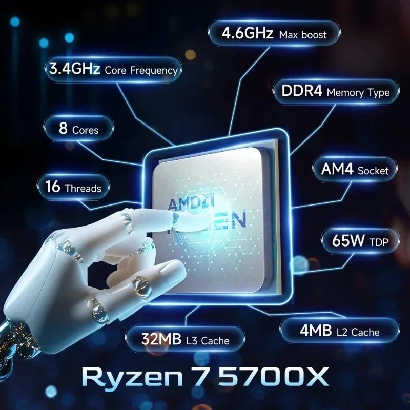 AMD Ryzen 7 5700X Odblokowany  – Amd Cpu Ryzen 7 recenzja i cena