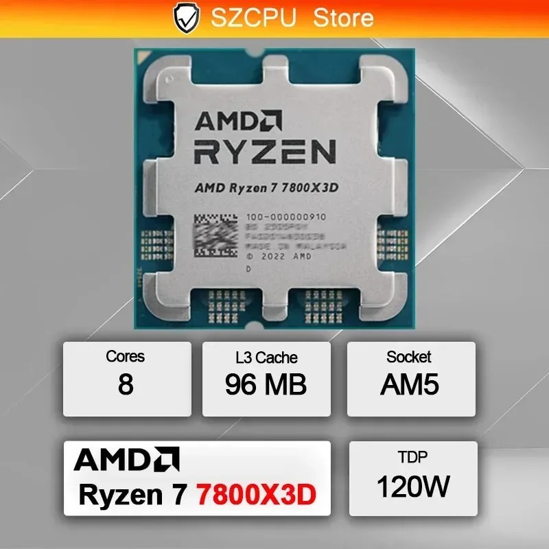 Procesor AMD R7 7800X3D, 8-rdz – Amd Cpu Ryzen 7 recenzja i cena